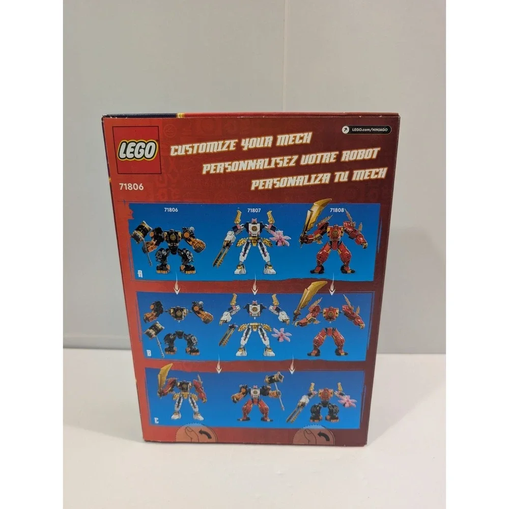 LEGO Ninjago 71806 Cole's Elemental Earth Mech Dragons Rising Set - Brand New